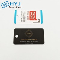 custom printing Snap-off 28*54mm pvc plastic key tag with barcode