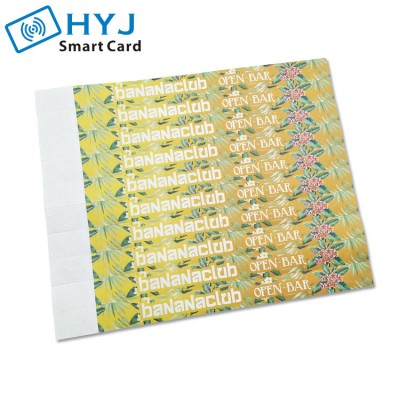 Customized cheap tyvek band paper wristband for ID solution