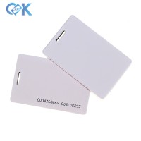 125KHz TK4100 Proximity ID Clamshell RFID Thick Card Stock Cards